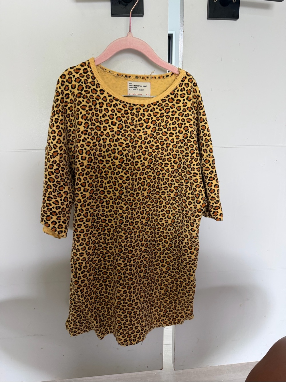 PiuPiuChick Leopard girls dress